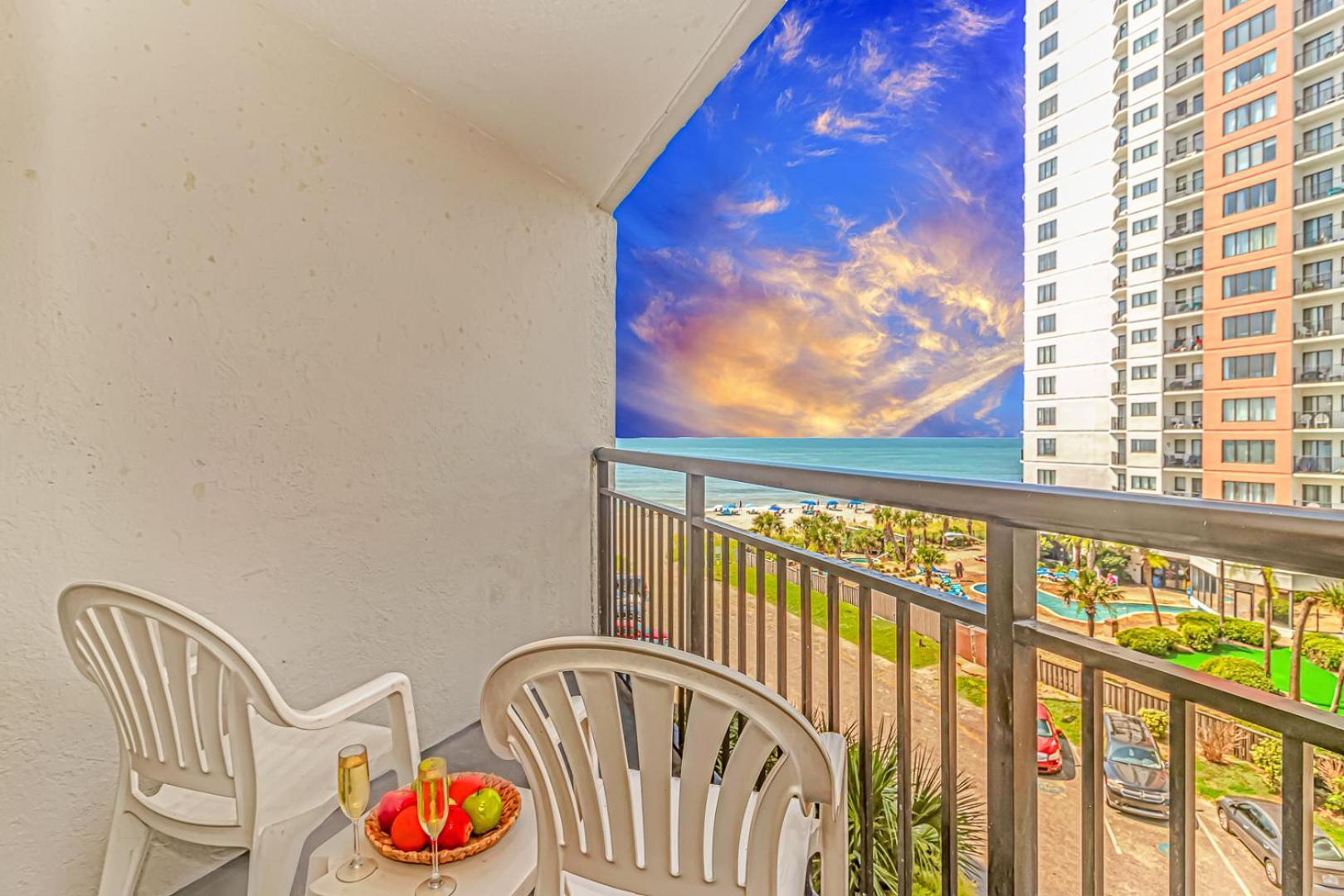 Oceanview 1 Bedroom Suite Landmark Resort 548 Perfect For A Couple Or Party Of 4 Myrtle Beach Dış mekan fotoğraf